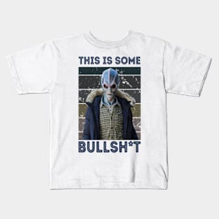 Some bullshit Resident Alien vintage retro rectangular Kids T-Shirt